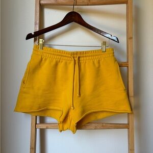 TNA Vibrant Yellow Athletic Shorts